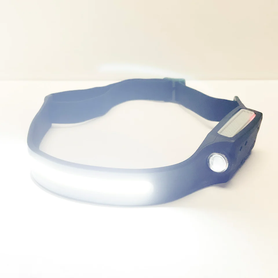 Lampe frontale LED en silicone