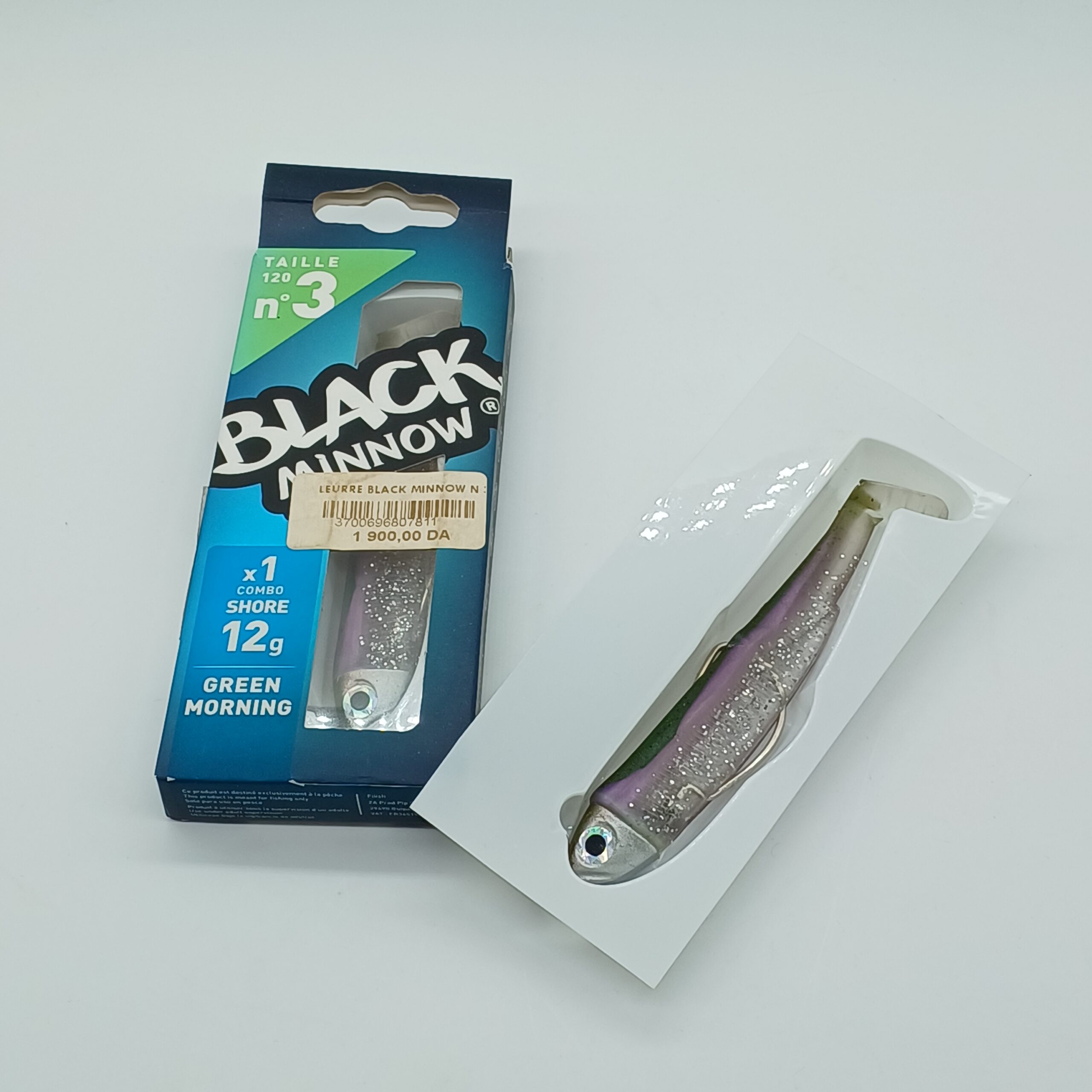 Leurre Black Minnow taille 3
